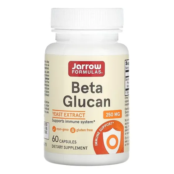 Jarrow Formulas Beta-glucano 250 Mg 60 Capsulas Sfn