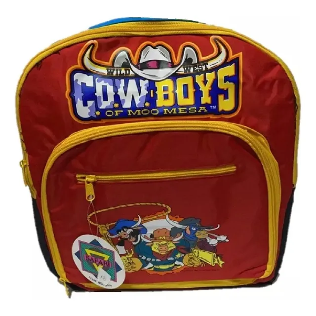 Mochila Escolar Cow Boys Of Moo Mesa Vaquero 16 