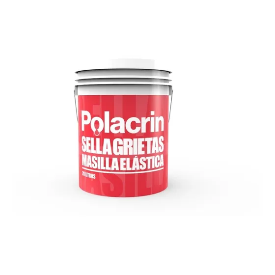 Masilla Elastica Pared Medianera Sella Grietas Polacrin 4 Lt
