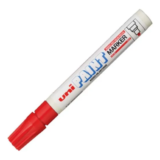 Marcador Uni Paint Px-20 Trazo 2,2-2,8 Mm Color Rojo