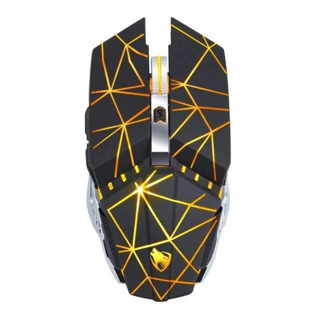 Mouse De Juego Gamer Inalámbrico 1600 Dpi 6 Botones