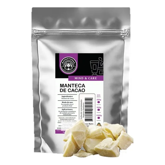 Manteca De Cacao X500gr Natural