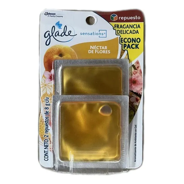 Ambientador Glade Sensations Para Carro Hogar Oficina Pack 2