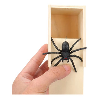 Caja De Broma Araña Truco Juego Divertido Travesura Juguete Caja De Broma Araña Truco Juego Divertido Travesura Juguete