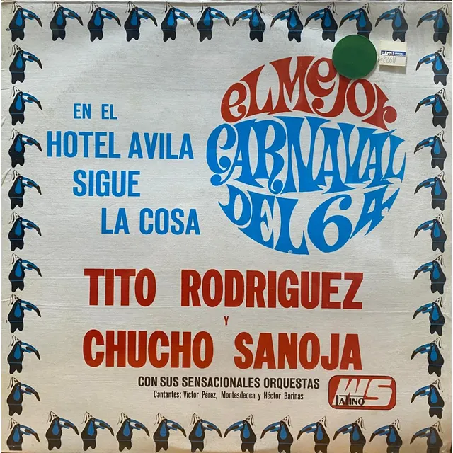 Disco Lp - Tito Rodriguez, Chucho Sanoja / En El Hotel Avila