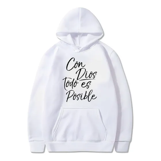 Buzo Hoodie Sweater Con Capota Ocn53 Jesus Cristiana Dios