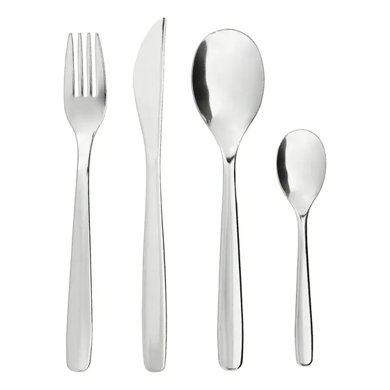 Set Cubiertos Acero Inoxidable X16 Piezas Tenedor Cucharas