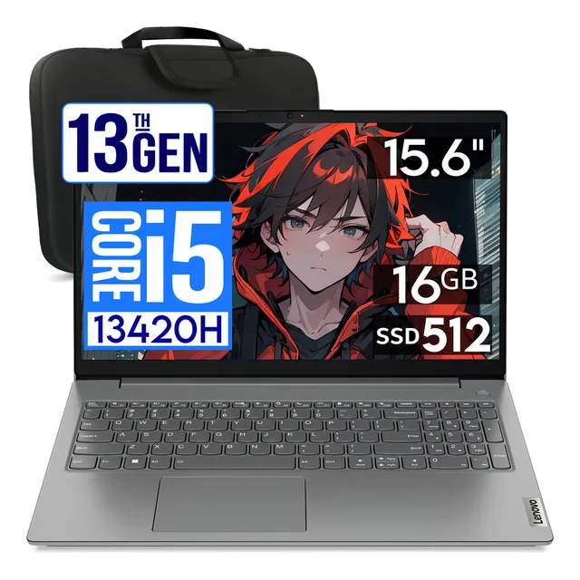 Laptop Lenovo V15 G4 Core I5 13420h 16gb 512gb 15.6' Español Color Iron Grey