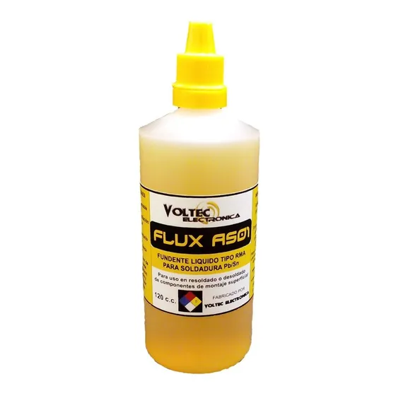 Flux As01 X 120 C.c. / Baja Viscosidad Para Soldadura Smd
