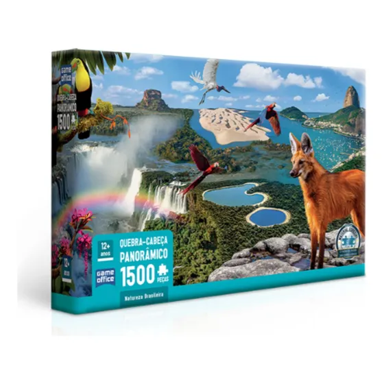 Quebra Cabeça Panorâmico Natureza Brasileira 1500pçs Toyster
