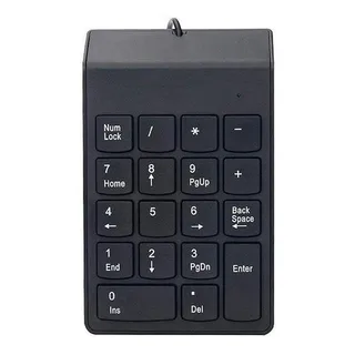 Teclado Usb Numerico Exbom Bk-n30 Teclado Usb Numerico Exbom Bk-n30