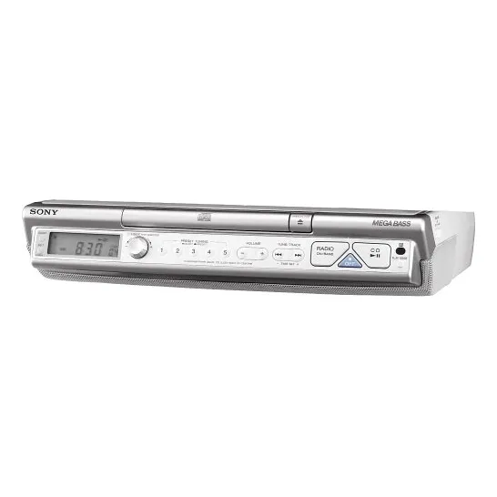 Sony Icf-cd543rm Radio Reloj Cd Cocina (plateado)