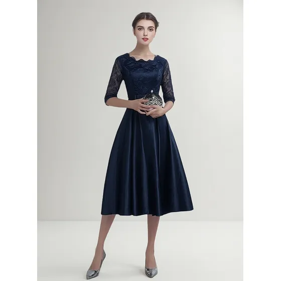 Vestido De Fiesta Civil Eventos  Damas Con Manga 3/4 V69