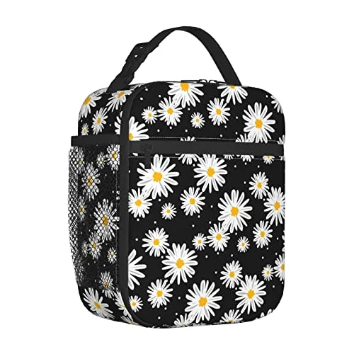 Daisy Floral Almuerzo Caja Para Niños Niñas Niños Qmrco