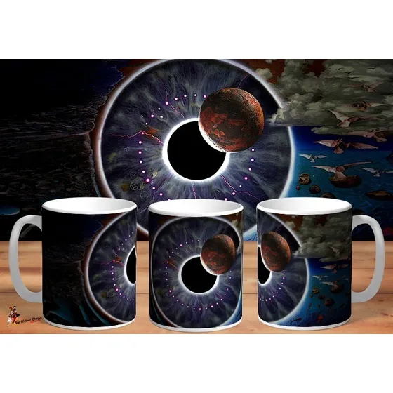Taza De Ceramica Pink Floyd Pulse Deluxe Art 4k