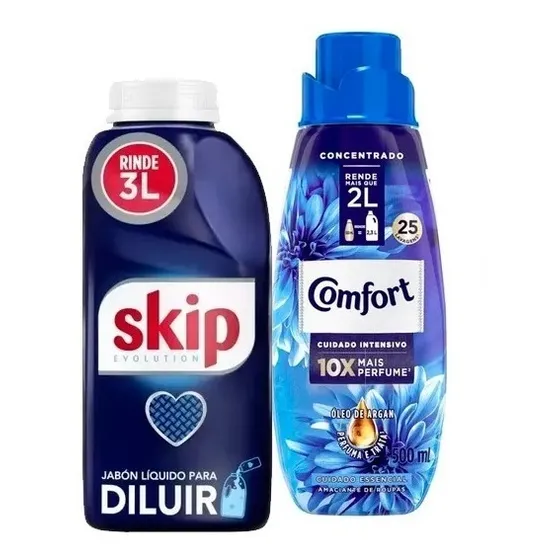 Skip Para Diluir+suavizante Comfort Concentrado 500ml Regalo