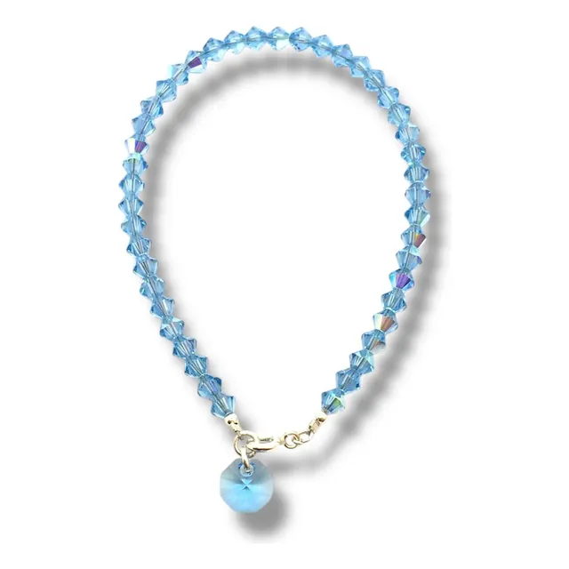 Pulsera Mujer Decorado C Cristales Swarovski® Plata 925