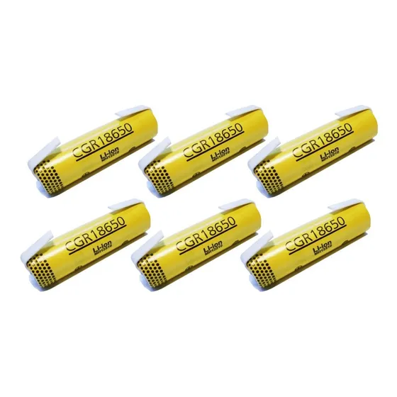 6 Célula 18650 Cgr18650 2450 Mah 3.7v 15 Amperes De Descarga