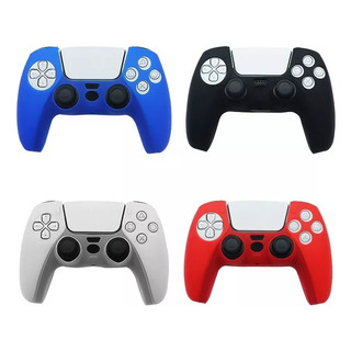 Nova Voo Skin CompatĂvel Ps5 - Capa Silicone + 8 Grips Nova Voo Skin CompatĂvel Ps5 - Capa Silicone + 8 Grips