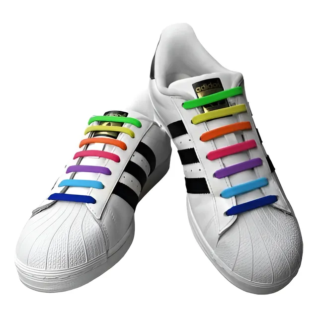 Cordones De Silicon Unisex Adultos Y Niños. Zapatos Cotillon