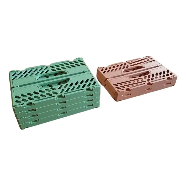 Caja Organizadora Plegable Y Apilable - Varios Colores