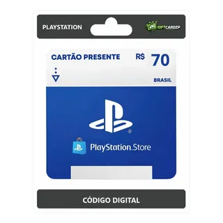 Gift Card Psn Playstation R$: 70,00