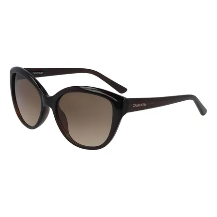 Lentes Gafas De Sol Calvin Klein Modelo Ck19536s Lente Negro Varilla Negro Armazón Negro Diseño Cat Eye