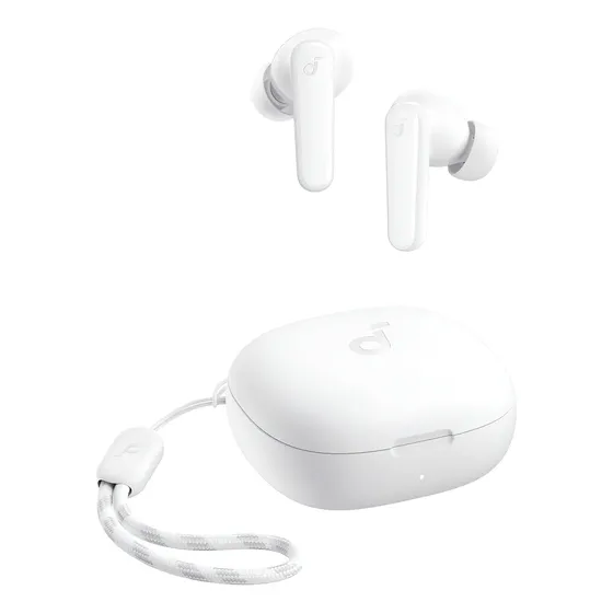 Audífonos Bluetooth Soundcore P20i in Ear Manos Libress, Resistente al Agua, Certificación Hi-Res LDAC, 30 Horas de Calidad de Sonido sin Pérdida, Soporte de Carga Rápida, Bluetooth 5.3, IPX5, Blanco