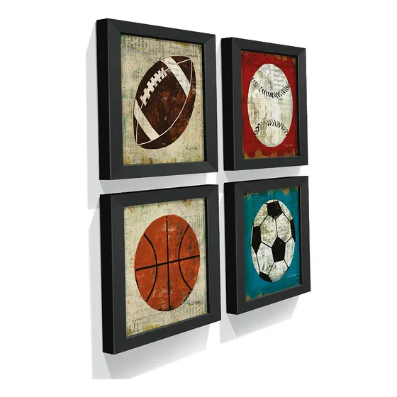 Quadro P/ Quarto Menino Adolescente Esporte Masculino