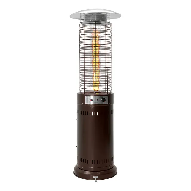 Calefactor Patio Exterior Calenton Torre Gas Lp 1.8m Color Bronce