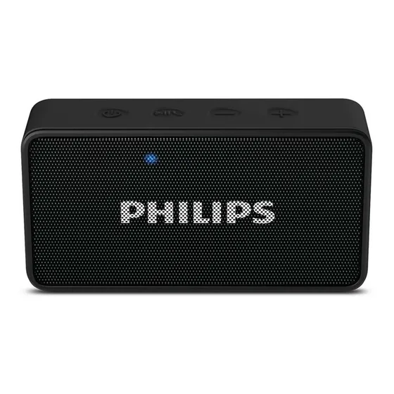 Parlante Inalambrico Bt Philips Con Radio Y Ranura Sd Bt60bk