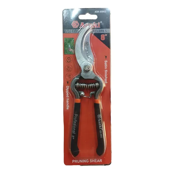 Tijera De Podar 8 Pulgadas Asaki Ask-05802 Jardin Mf Shop