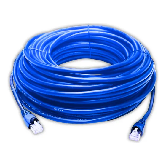 Cabo Internet Cat6 Alta Velocidade 40 Metros Cat 10/100/1000
