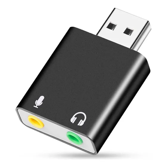 Tarjeta Adaptador Audio Sonido Usb 2.0  7.1  Somos Tienda 