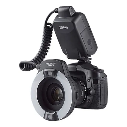 Flash circular Yongnuo YN-14ex Macro Ring Lite para Canon
