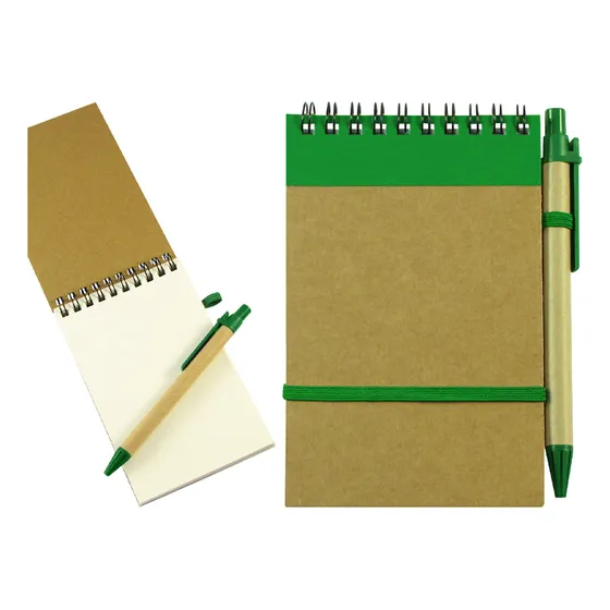 Pack 12 Libretas + Lapiz Ecologicas
