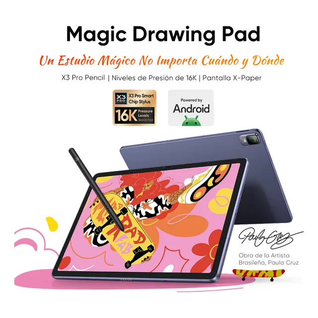 XPPen Magic Drawing Pad Android Tableta Gráfica con Pantalla 8+256GB