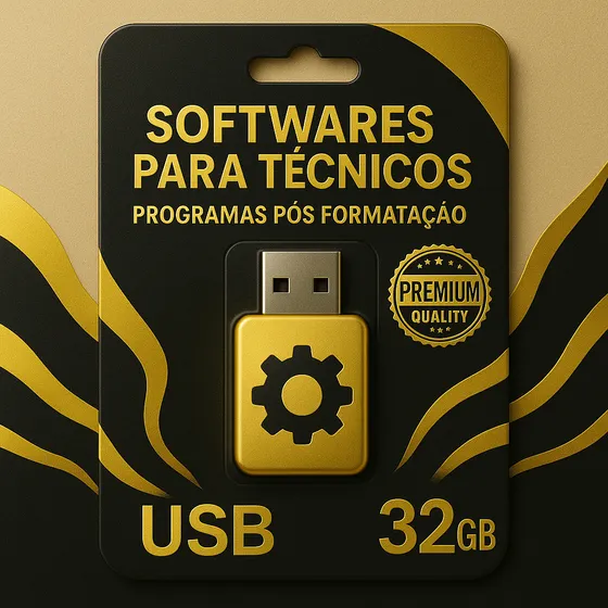 Softwares P/ Técnicos - Pacote Programas Pós-formatação 32gb