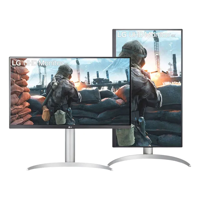Monitor Gamer LG con pantalla de 27" UHD IPS HDR10 FreeSync 60Hz 110V resolución 4K