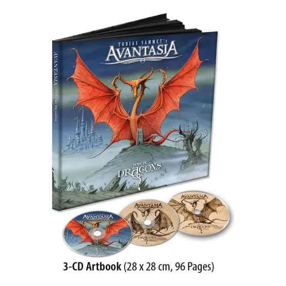 Avantasia - Here Be Dragons (3cds/artbook 96 Pags) Lacrado Edição Limitada