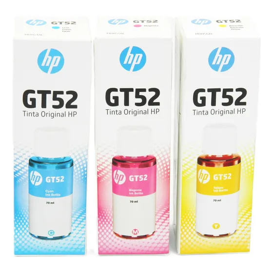 Tinta Original Hp Gt52 Color 70ml Para 5810 5820 615 515 530