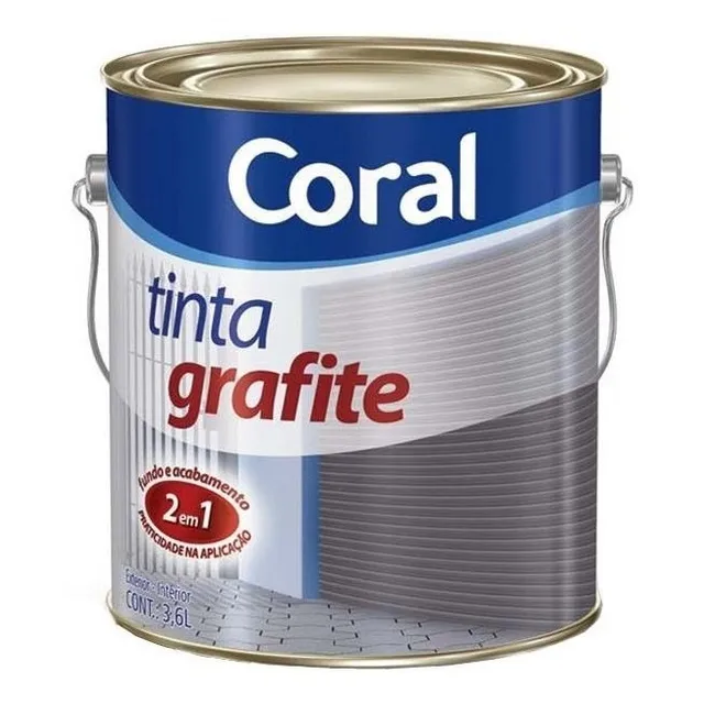 Coral Tinta Grafite 3,6 Fosco 