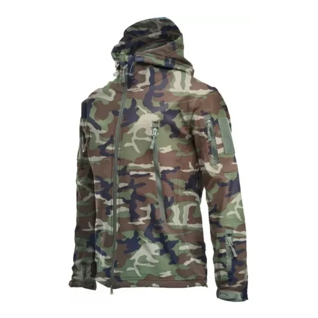 Chaqueta Táctica Militar, Piel De Tiburón,entrega Inmediata.