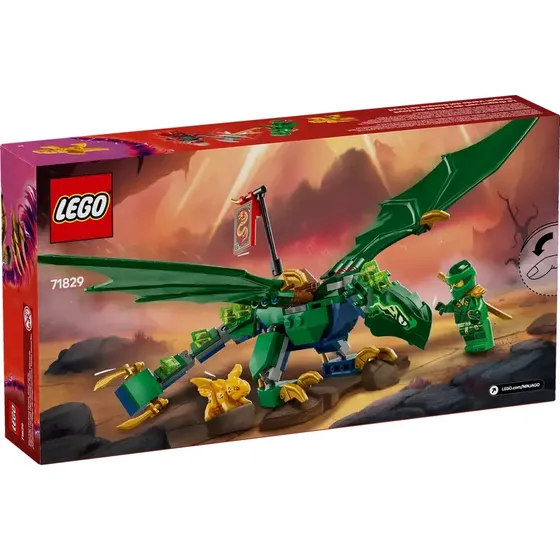 Lego Ninjago - Dragón Verde Del Bosque De Lloyd (71829) Cantidad de piezas 128