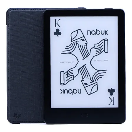 Ereader Nabuk Aurora + Funda Pack Color Negro