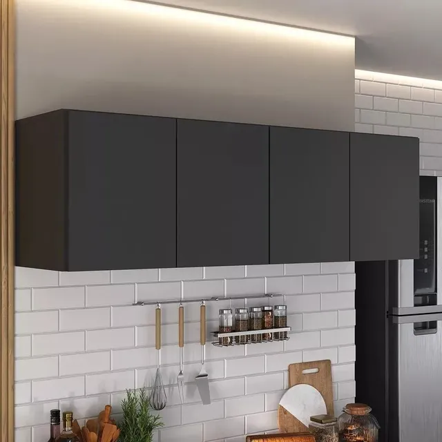 Alacena Gabinete De Cocina Para Colgar 4 Puertas Ngo