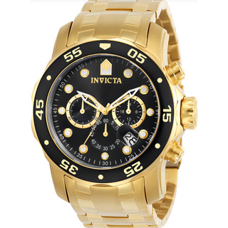 Relógio Invicta Pro Diver 0072 Banhado Ouro 18k Relógio Invicta Pro Diver 0072 Banhado Ouro 18k