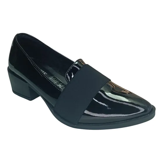 Zapatos Tacon Bajo Vestir Mujer 0406