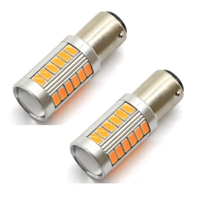 Kit De Luces Led Ámbar 150° Viraje Intermitentes Auto