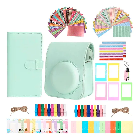 Estuche Camara Apto Para Instax Mini 12 + Accesorios 
